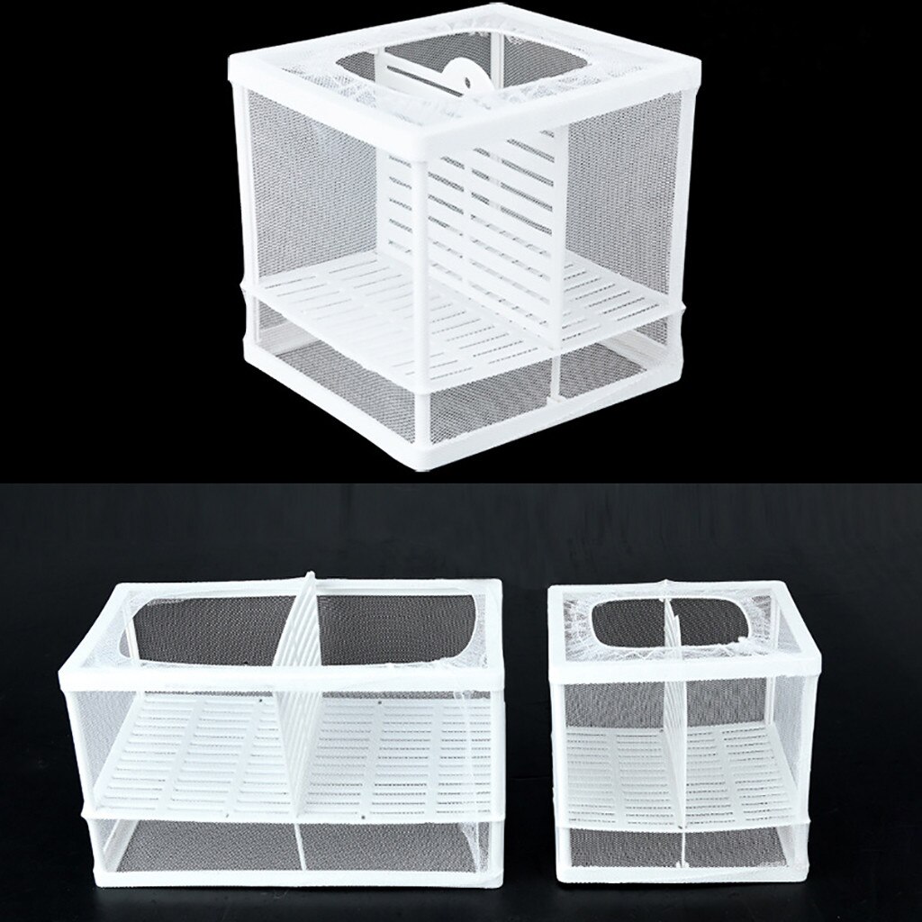 Aquarium Fish Tank Fish BreedingHatcher Net Hanging Mesh Box Separate Container Isolation Mesh Box Fish Tank Separate Container