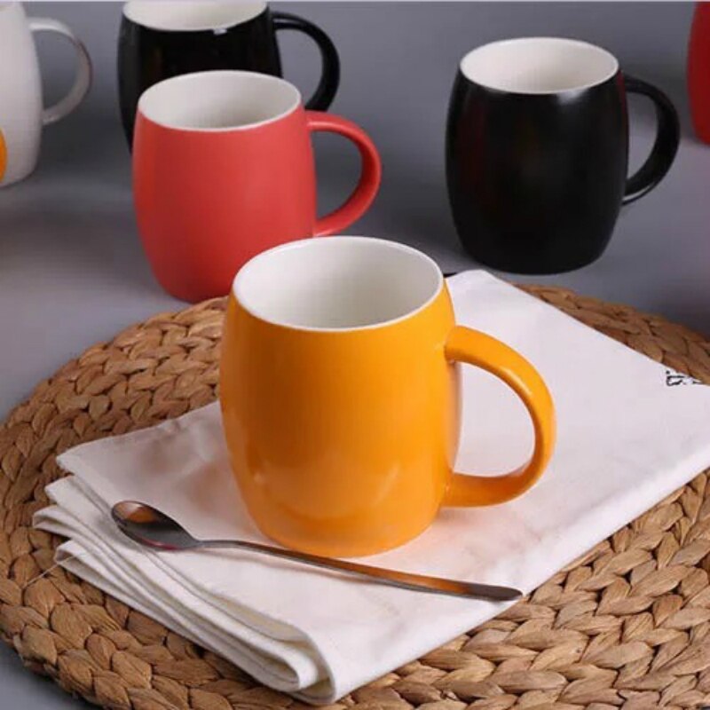 Keramik smuk farverig ølkrus kaffekop caneca tegneserie xicaras mavemælk drikkevarer morgenmad vandkop