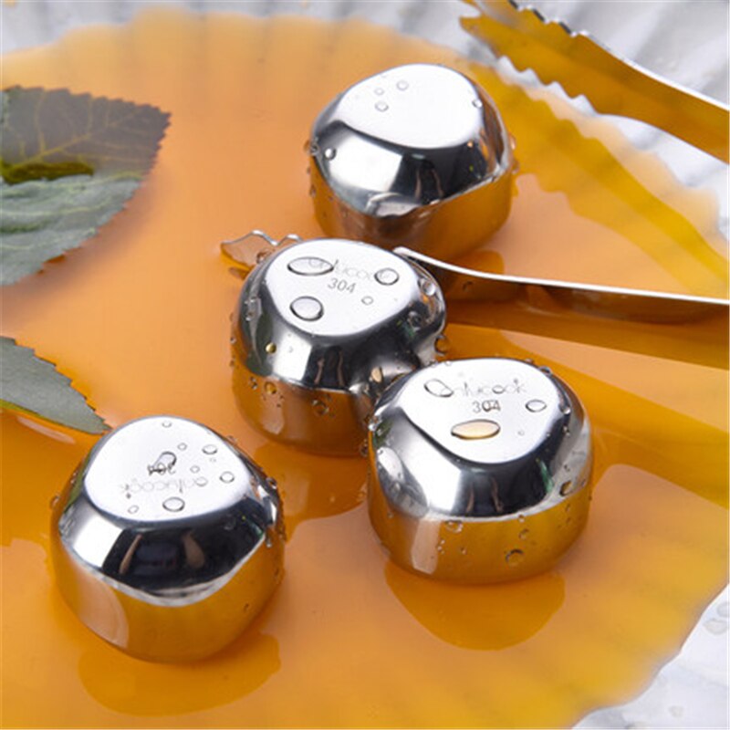 304 stainless steel quick-frozen ice cube ice making mold household whiskey quick-frozen metal ice cube ice tray