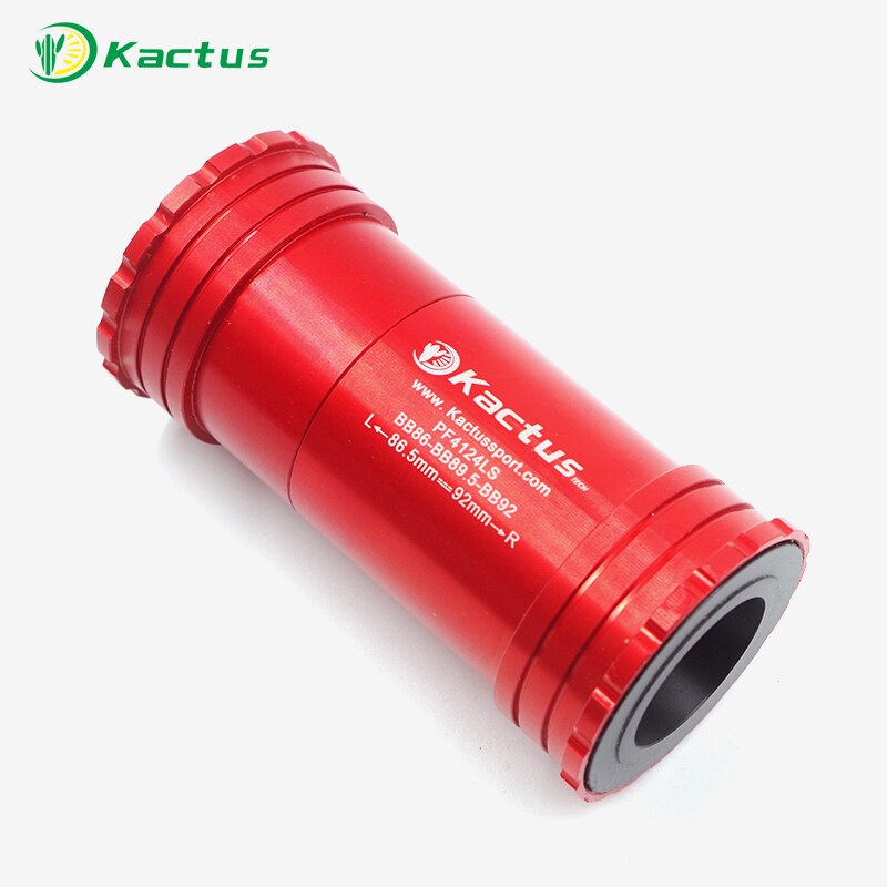 Juego de bielas para bicicleta, PRESSFIT BB86-BB89.5-BB92, 22/24, ajuste de prensa, soporte inferior de cerámica, DURA ACE XT, pieza de manivela para bicicleta de montaña y carretera: red