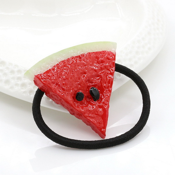 Pinces à cheveux mignonnes en tranches de citron pour filles, pinces à cheveux en résine, bandes de cheveux de fruits artificiels, ornements de cheveux à la pour enfants, accessoires: Ivoire