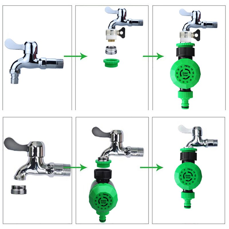 2 Hours Automatic Water Timer Controller Irrigation System Garden Water Timer Mechanical Timer Garden Irrigation System Tool