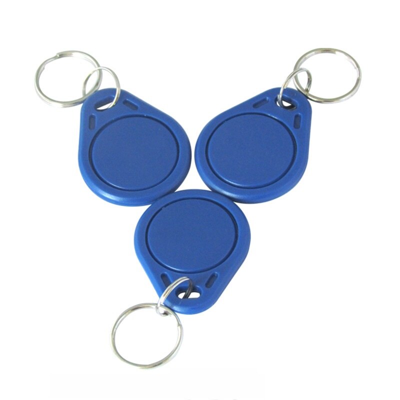 1Pcs 125KHz T5577 Rewritable Writable Rewrite RFID Programmable Keyfob Rewritable Key Finders Keychain for Copy EM4100