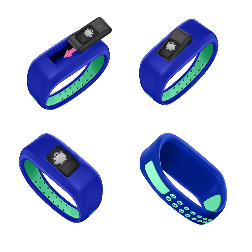 Bracelet en Silicone FIFATA Bracelet pour Garmin Vivofit 3/Vivofit JR/JR 2 enfants Bracelet de montre sport coloré Bracelet accessoires