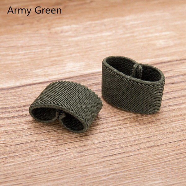 2Stck 3,7-4,0 CM Kunststoff Nylon Elastische Gürtel Schleife Feste Gürtel Ring Clip Haken Klemme Gurtband Hardware- Gürtel gurtband Rucksack Rutsche Clas: Armee Grün