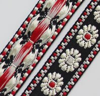 2 Yard 1.2-2 cm Etnische Lint Embroideried Trim Boho Lace DIY Kleding Tas Accessoires Geborduurde Stof