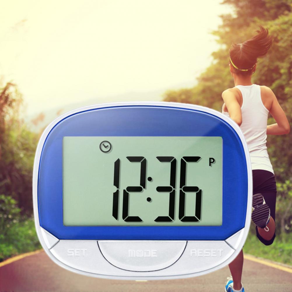 Step Counter Digits Display High Clearly Accessory Distance Counting Calories Step Counter with Clip for Elder