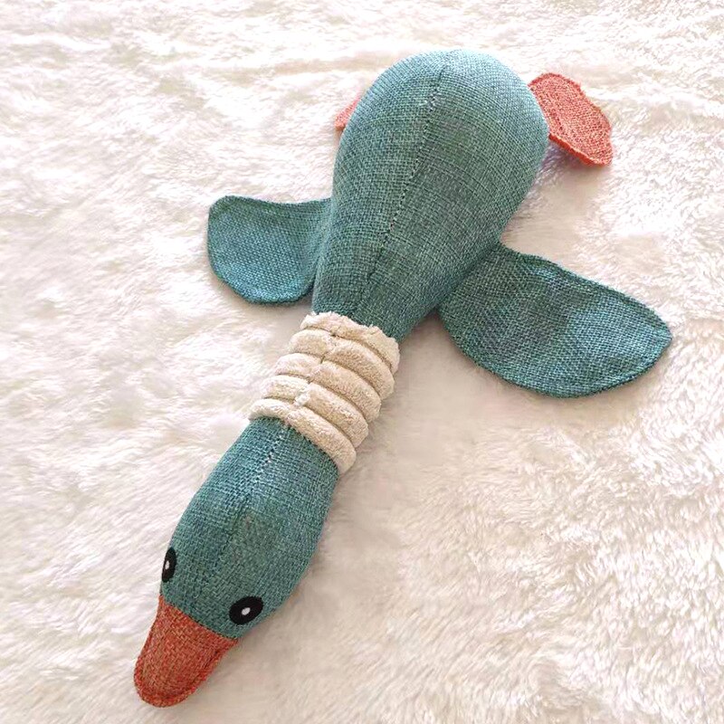 020-2 Fleece Chew Play Speelgoed Huisdier Piepende Puppy Chew Piepend Quack Sound Pop Speelgoed Creatieve Simulatie Donut Huisdier levert Hond Speelgoed: PT020-green