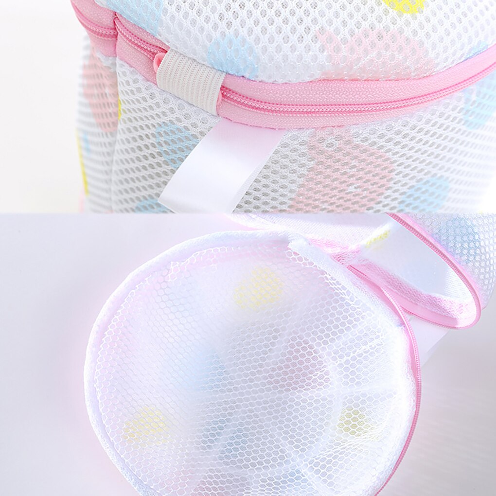 5 Size Mesh Laundry Bag Polyester Laundry Wash Bags Coarse Net Laundry Basket Laundry Bags For Washing Machines Mesh Bra Bag