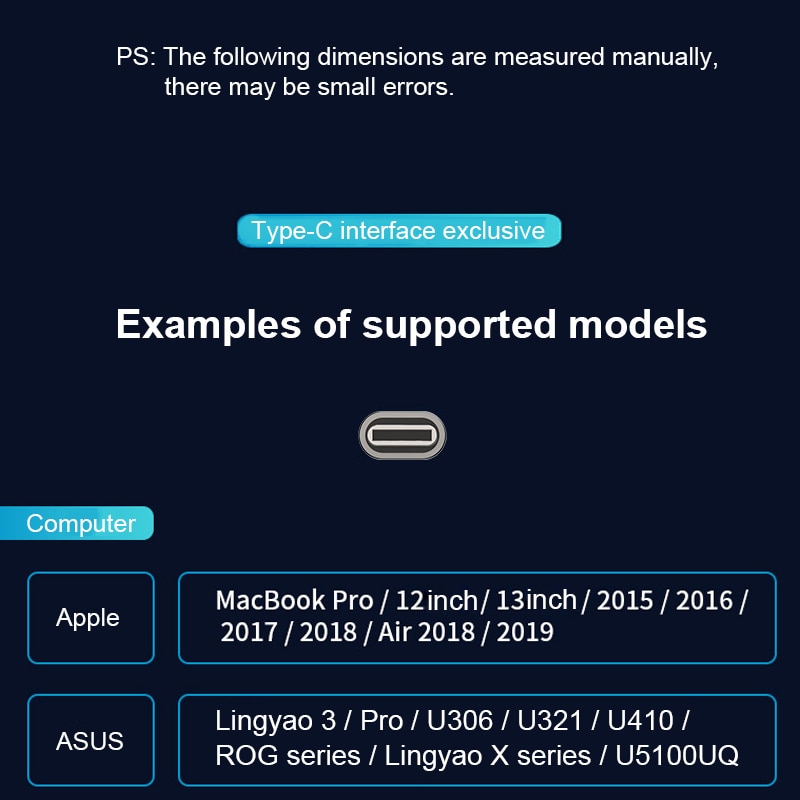 Basix Type C Hub USB 3.0 Multi USB C Docking Station Laptop Wireless Charge HDMI-compatible TF SD Reader PD for MacbookPro huawe