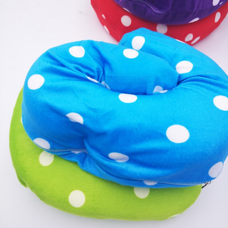 U form latex minne skum resekudde ortopedisk hals kontor / massage / resekuddar almohada anti-ronquido med sammet rock