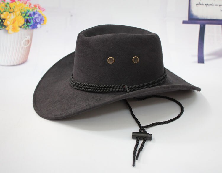 Unisex western cowboy hat turist hat hat western hat gorras 8 farver  aw7229: 7
