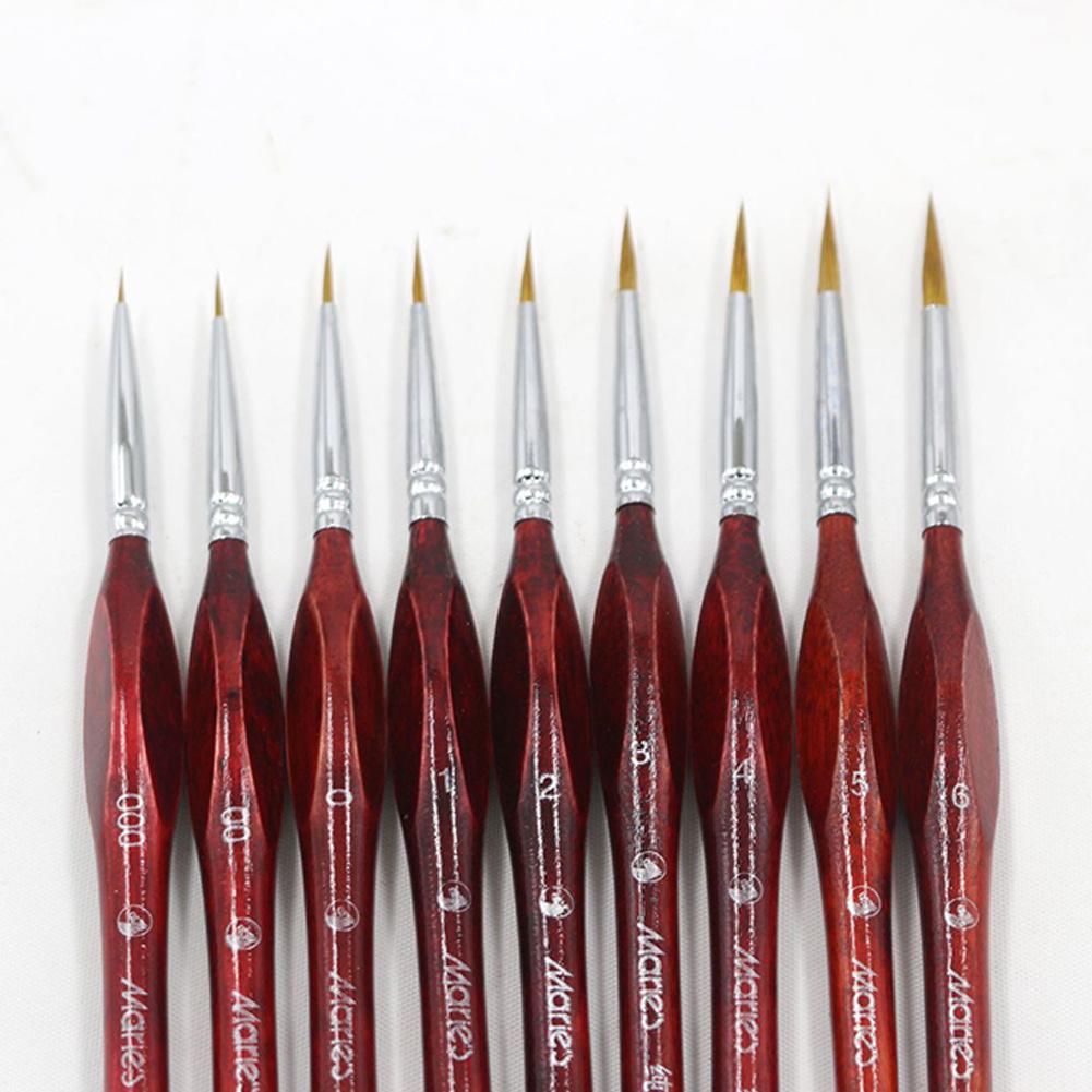 Pincel de tinta de marta cibelina para pintura artística, pincel para dibujar, pincel para óleo, suministros de arte, herramienta