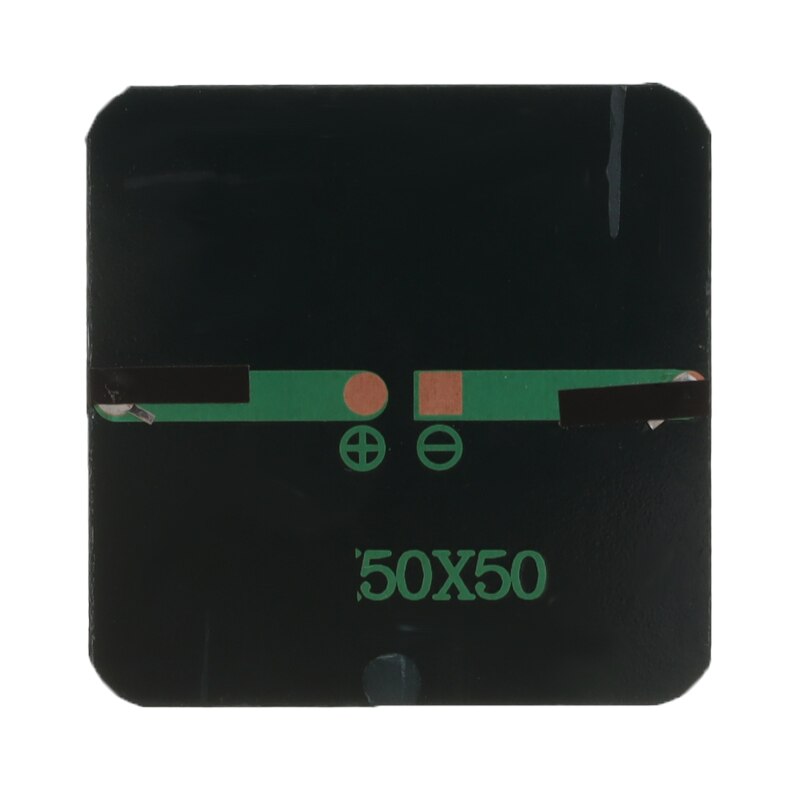 1pc mini painel solar 2 v 130ma 0.15a 0.3 w 50x50mm para mini carregamento do painel solar e geração de eletricidade