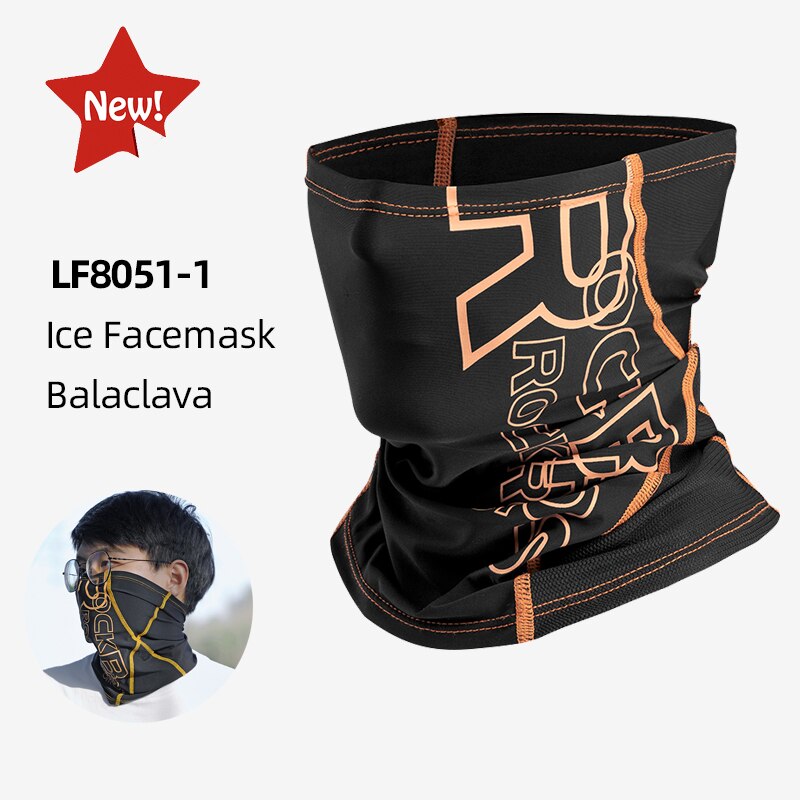 ROCKBROS Cycling Absorb Sweat Riding Scarf Bike Summer Bandana Face Scarf Neck Gaiter Bicycle Sun Protection Sport Face Mask: LF8051