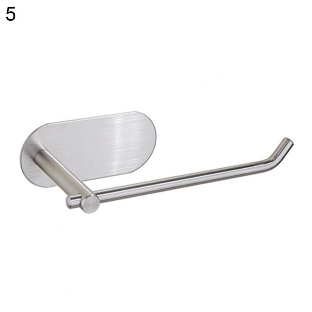 Roll Paper Holder Wall Mount Stainless Steel Storage Holder Paper Towel Rack Hanger Organization Towel Holder Tissue Hanger: 5