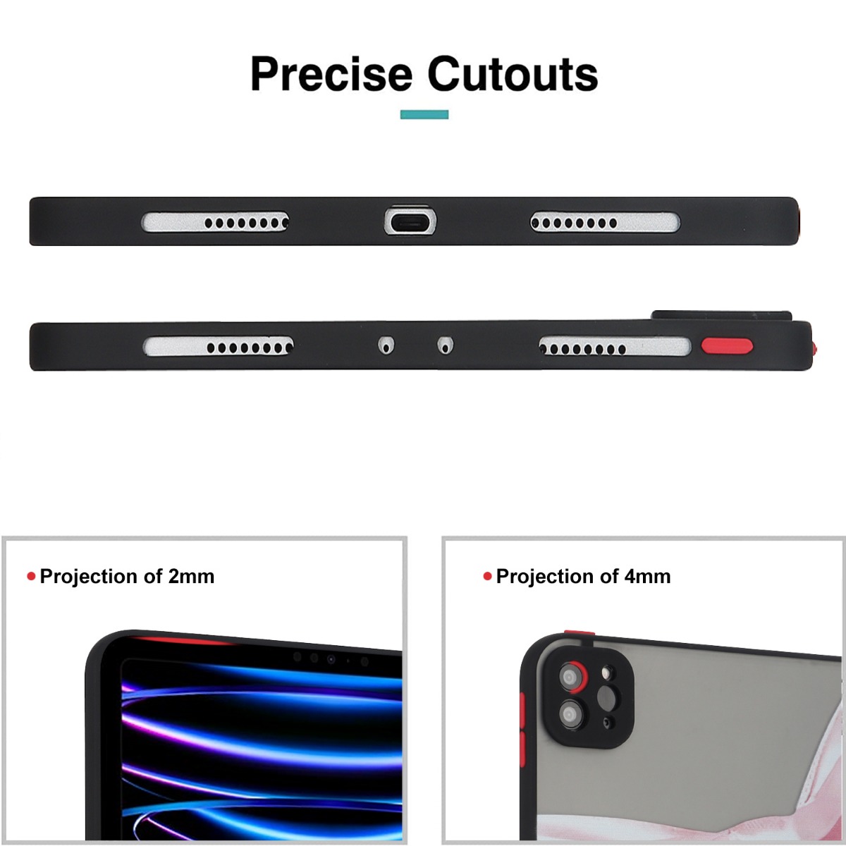 Funda DIY para iPad Pro Air 13 11 2024 6 5 4 3 2 1 Mini 2022 , funda protectora personalizada para tableta, carcasa suave con estampado de nombre y foto