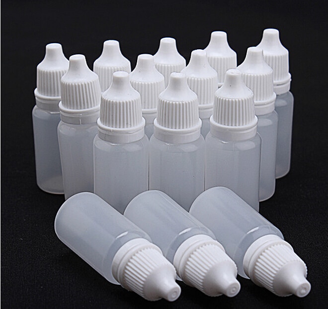 100/50/25 Stuks 10Ml Lege Plastic Squeezable Dropper Flessen Eye Liquid Dropper Eye Fles Container fles Doos