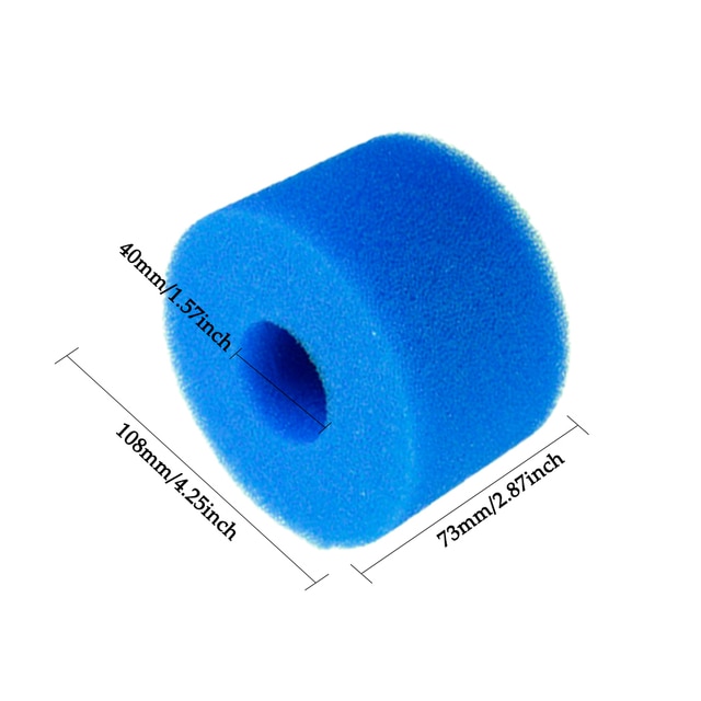Basen filtr piankowy gąbka Intex wielokrotnego użytku zmywalny Biofoam Cleaner basen filtr piankowy gąbki akcesoria pływackie piscina: S