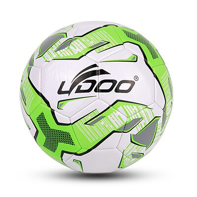 Official Size 5 Football Ball Pu Slip-Resistant Training Soccer Ball Football Soccer Equipment: white green