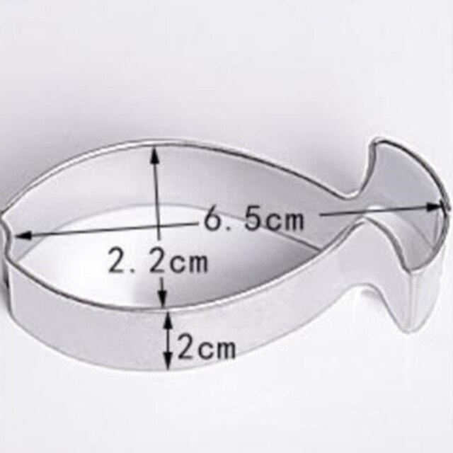 1PC Cookie Cutter Biscuit Press Stamp Embosser Sugar Pasty Cake DIY Baking Mould Pasteleriay Reposteria Accesorios Baking Tools: fish