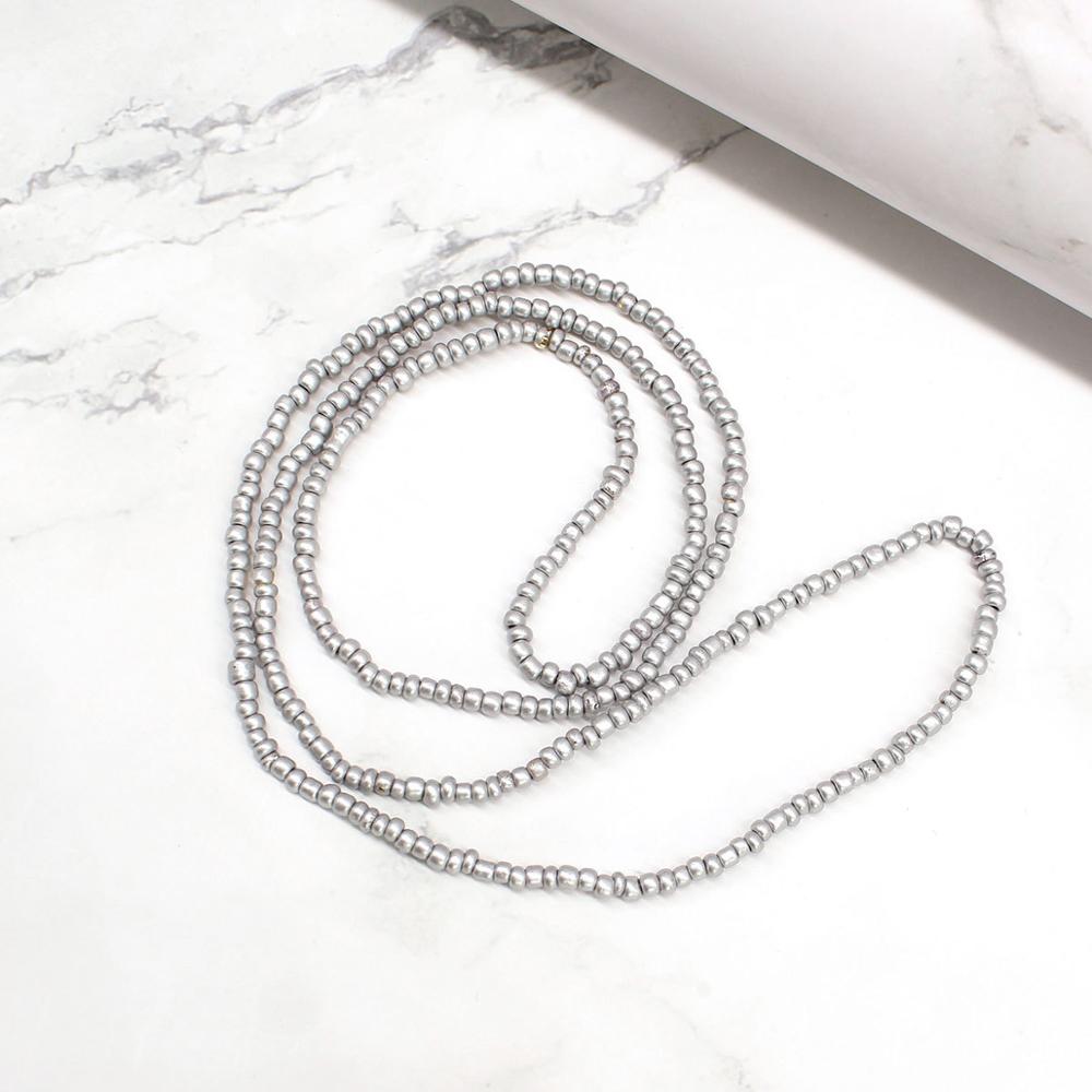 1 piezas estilo bohemio Multi Color cintura elástica vientre cuentas cuerpo cadenas pulsera tobilleras para cuerpo playa verano Boho joyería