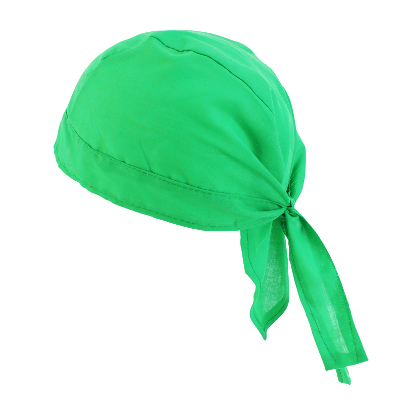 Unisex algodón Durag hombres mujeres transpirable Bandana sombrero doo du trapo diadema sombrero de pirata gorra de quimio accesorios para el cabello de Color sólido: Rojo