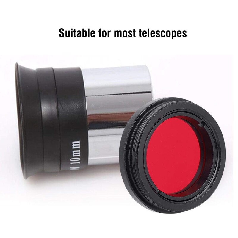 0.965 inch Telescope Sun Moon Planet Filtet Eyepieces Filters for Enhancing Definition Resolution TA3092-TA3096