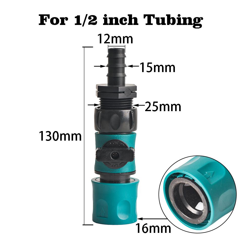 360 Graden Roterende Straalsproeiers Sproeiers 1/2 "Mannelijke Draad Tuin Landbouw Irrigatie Sprinklers Voor Besproeiing & Irrigatie: green