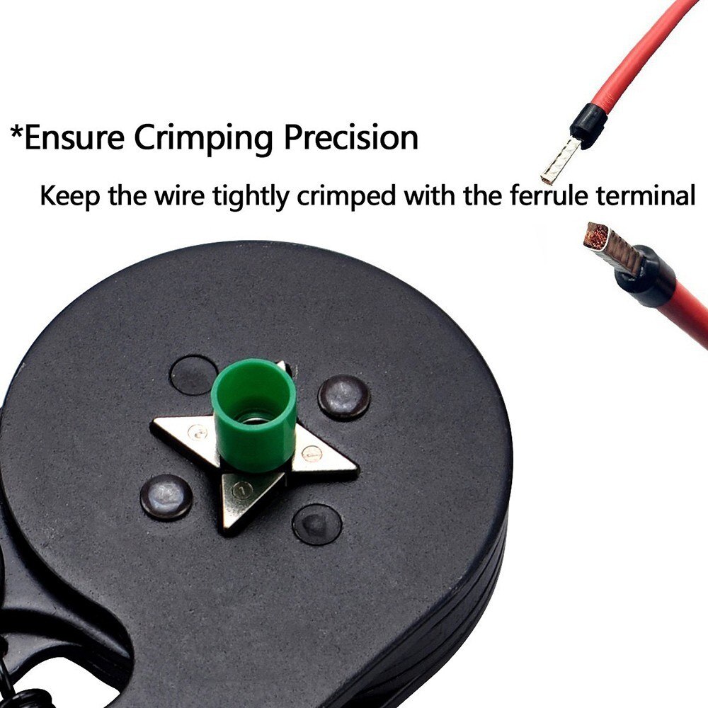 Virola friso kit de ferramentas virola crimper alicate friso fio termina terminais metal fio marceneiros virola crimper conjunto