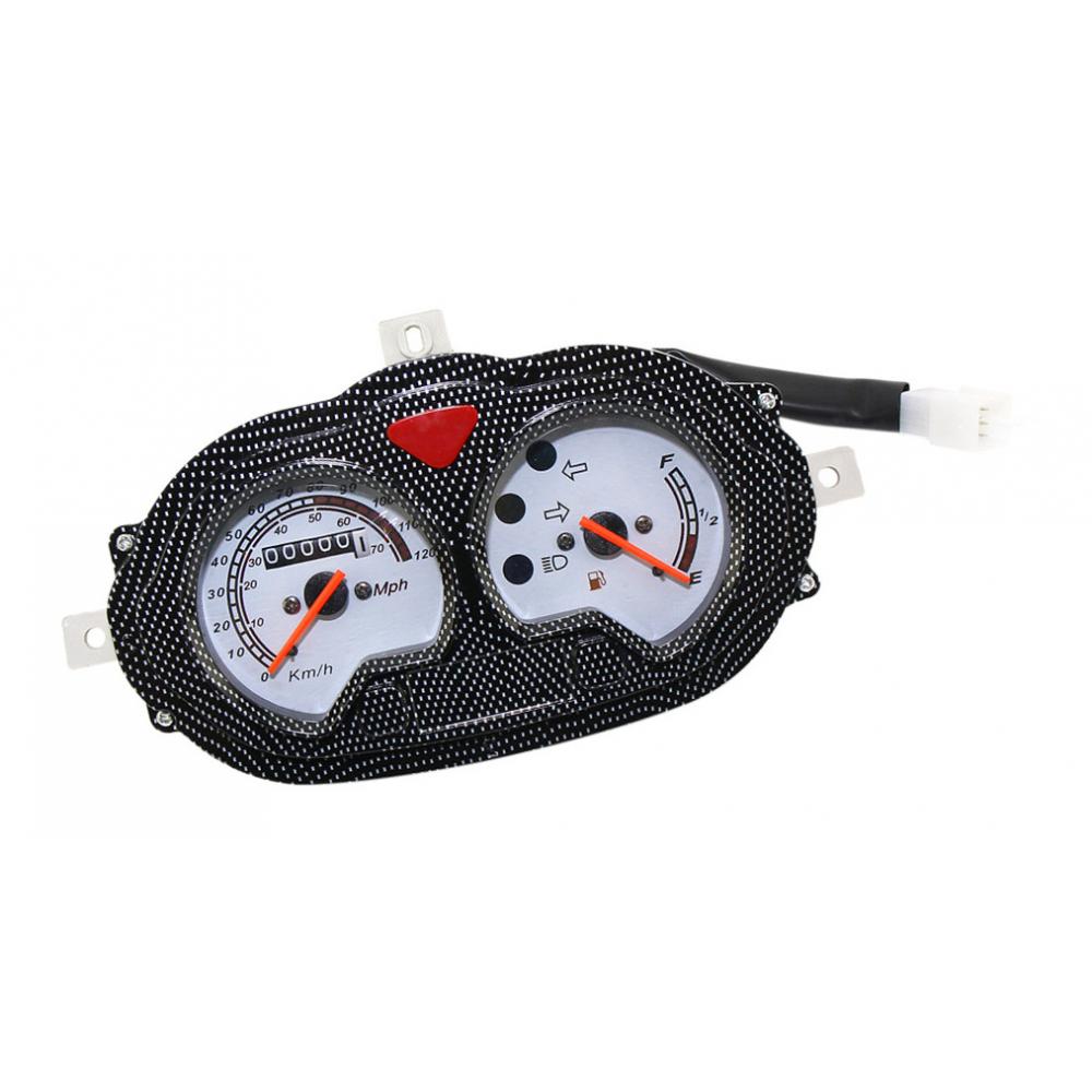 12V Motorcycle MPH Speedometer and Gas Gauge Kit Fit for GY6 50cc-125cc ATV Quad Scooter