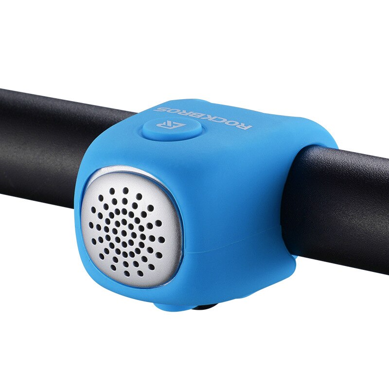 Elektrisk cykelklokke 110 db horn regntæt mtb cykelstyr silicagel skalring cykelklokke cykeltilbehør