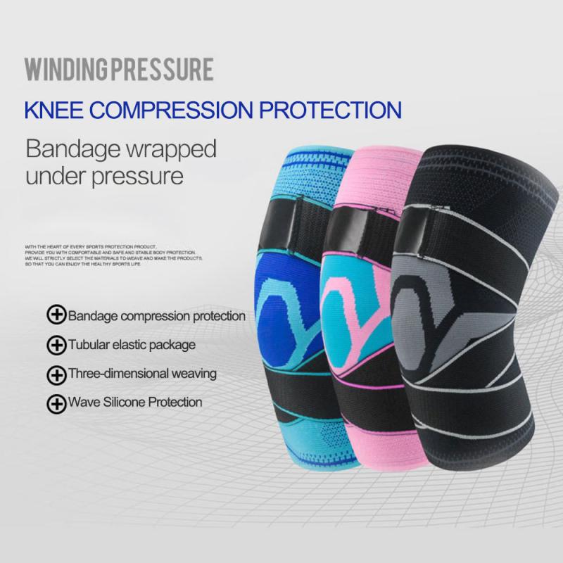 Kneepad Support Protector Sports Knee Pads 1PC Elastic Knee Pads Nylon Sports Fitness Kneepad