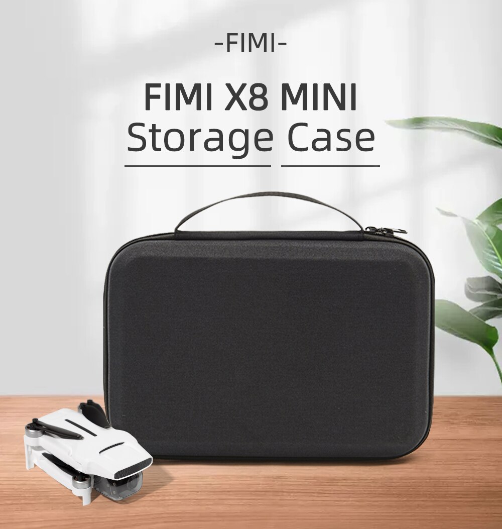 For Fimi X8 Mini Drone Shoulder Bag Portable Storage Bag Handbag Waterproof Carrying Case Box Hard Cover Accessories