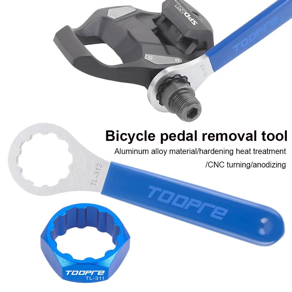 Llave de tornillo para Pedal de bicicleta, herramientas de desmontaje de pernos, perno de bloqueo, herramienta de desmontaje de Pedal de bicicleta para accesorios de ciclismo Shimano