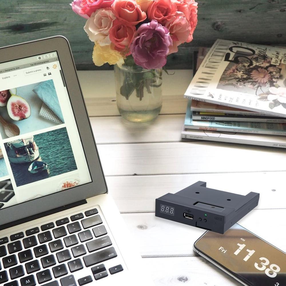 Floppy Disk Drive USB Emulator SFR1M44-U100K Floppy Disk Drive With CD Driver USB emulator Simulation For Musical Keyboad