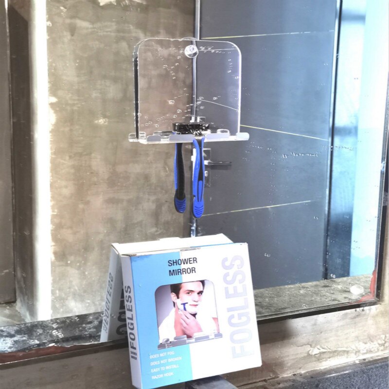 Huishouden Kantoor Spiegel Makeup Wandmontage Spiegel Badkamer Spiegel Kast Draagbare Anti-Fog Anti-Fall Badkamer Make-Up Spiegel