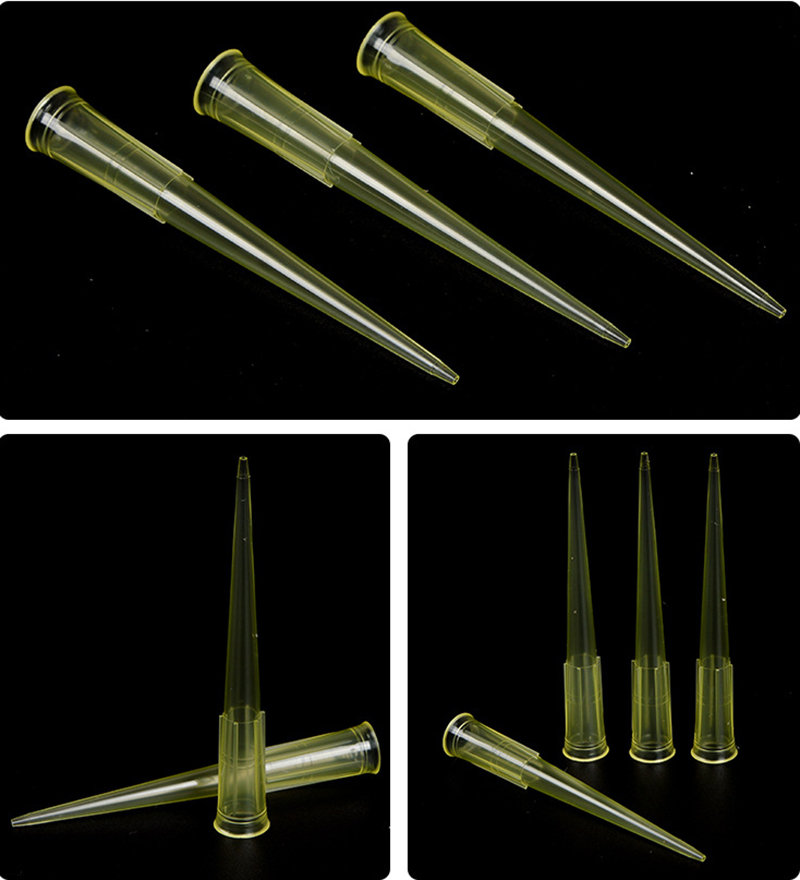 Puntas de pipeta de laboratorio 10ul 200ul 1000ul 5ML 10ML Micropipeta Puntas de pipeta de plástico desechables Equipo de experimento científico