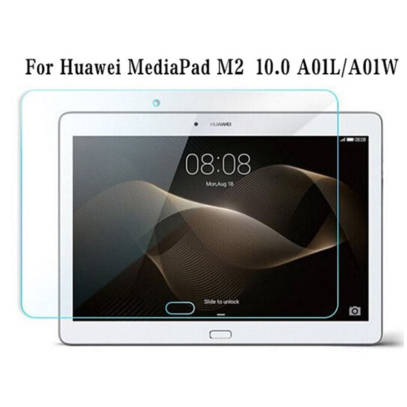 9h vidro temperado para huawei mediapad m2 10.0 protetor de tela para huawei mediapad m2 a01l a01w 10.0 Polegada tablet filme de vidro