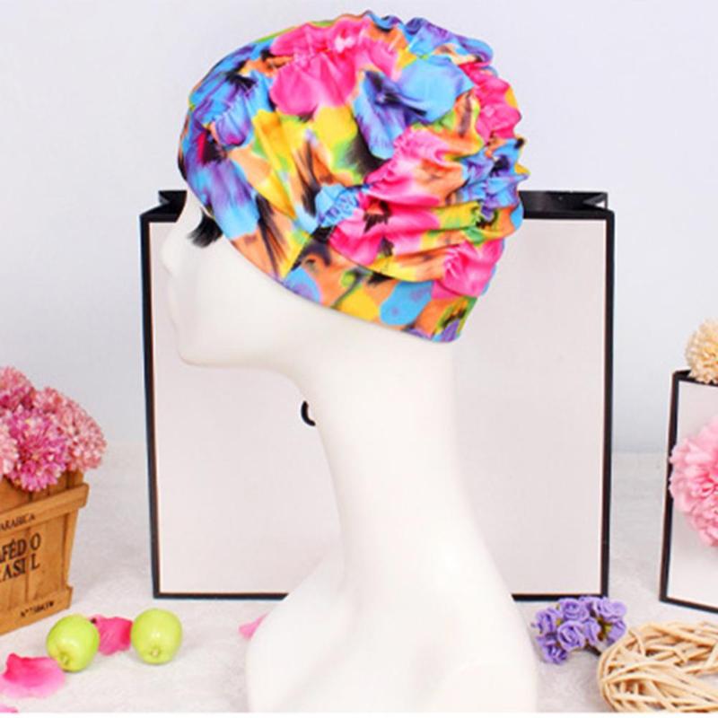 Zwemmen Hoed Vrouwen Lang Haar Badmuts Stretch Elastische Laken Badmuts Badmuts Voor Zwemmen Zwembad