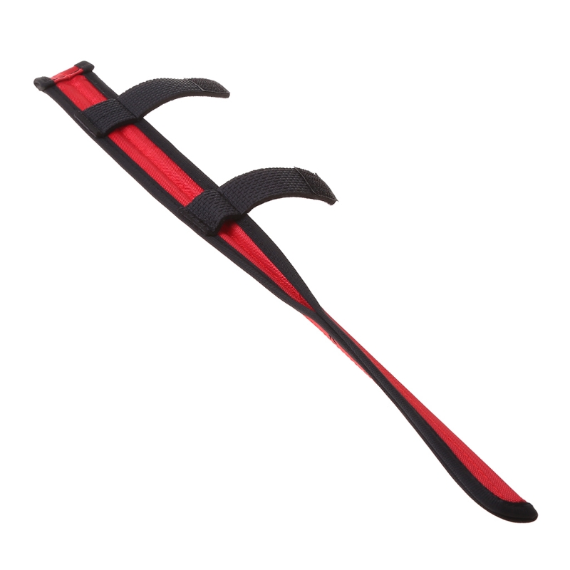 Portable Foldable Fishing Rod Tip Protective Cover Storage Bag Durable Tackle Tubes Rod Tip Case Protector: Red