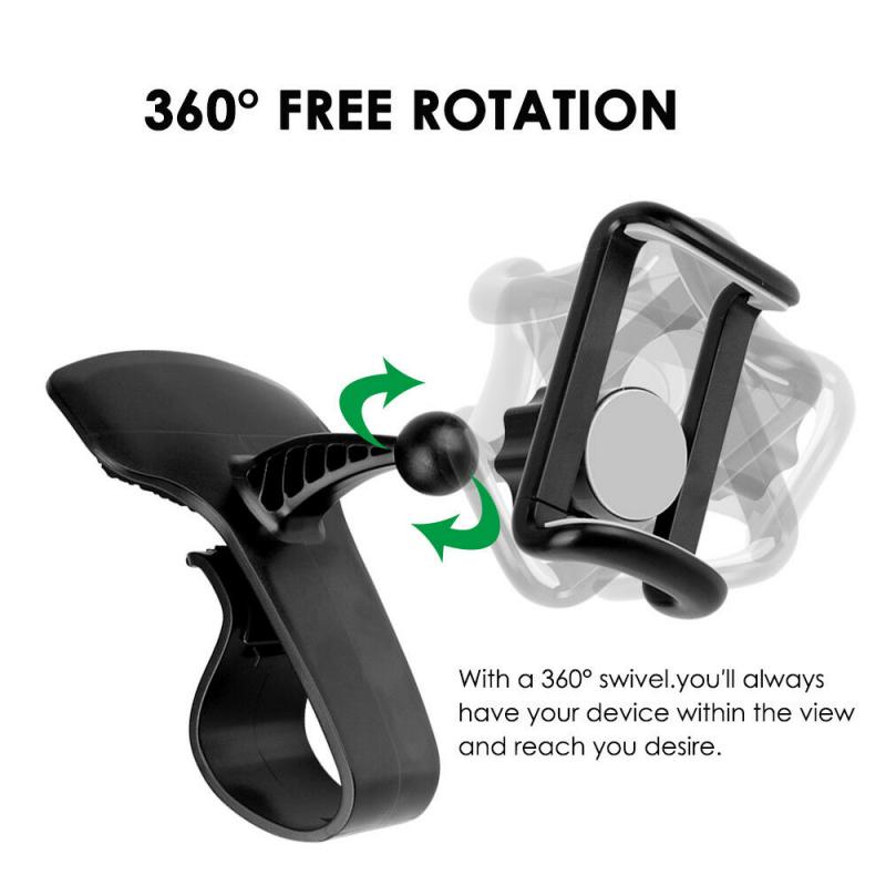 Universal- praktisch GPS Auto Armaturenbrett-halterung Telefon Halfter Stehen Hud Clip Auf Wiege Telefon Halterung für 4-6 ''360-grad rotierenden