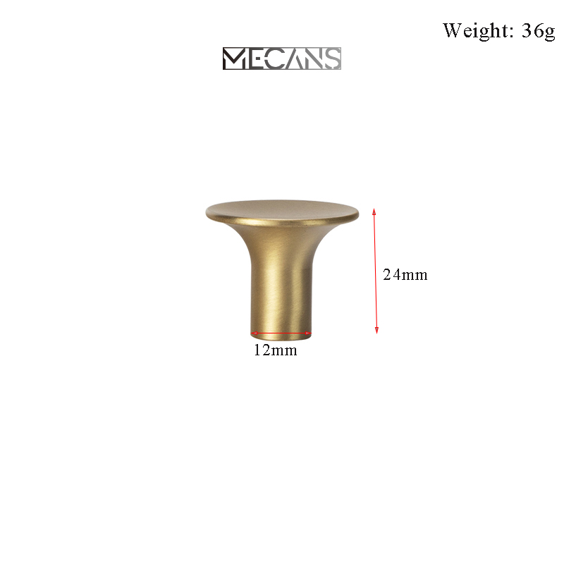 MECANS moderner Goldknopf aus reinem Kupfer, Küchenschrankgriffe, Schranktürgriffe, Schubladenknöpfe, Durcheinander, Möbelgriff-Hardware-: Weiß