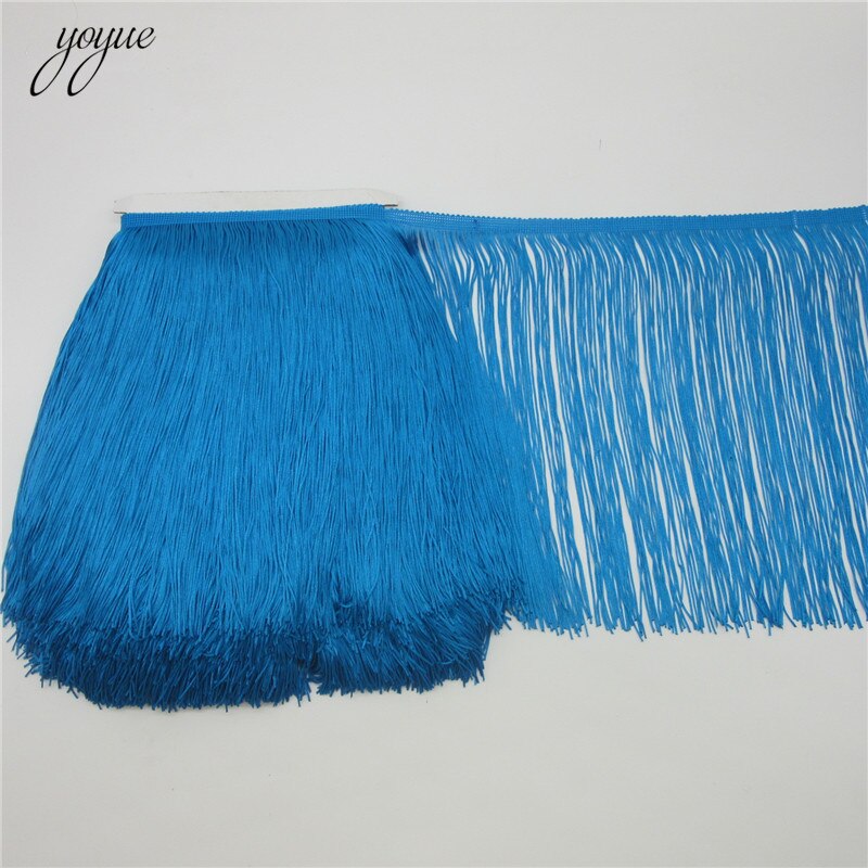 YOYUE 1 Yard 30CM Lange Kant Fringe Trim Tassel Fringe Trimmen Voor Diy Latin Jurk Stage Kleding Accessoires Kant lint