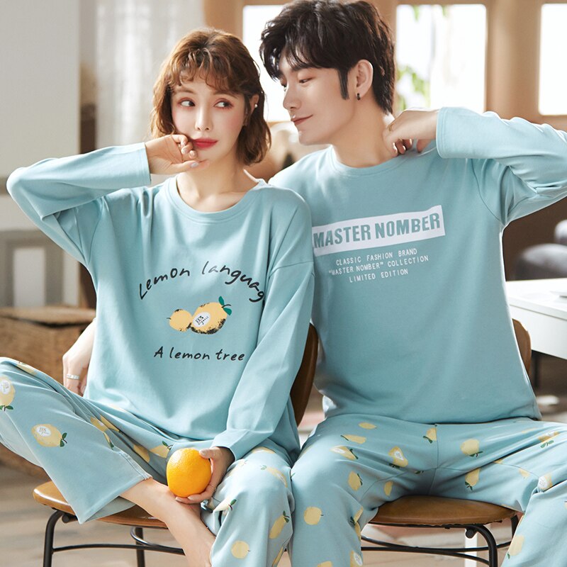 Invierno Conjuntos Pijamas Invierno Parejas Couple Outfits Pijamas