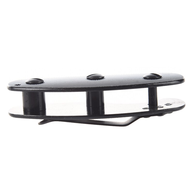 Aluminium sleutelhanger clip dossierkoffer flexibele gereedschapstas sleutelhanger organizer, zwart