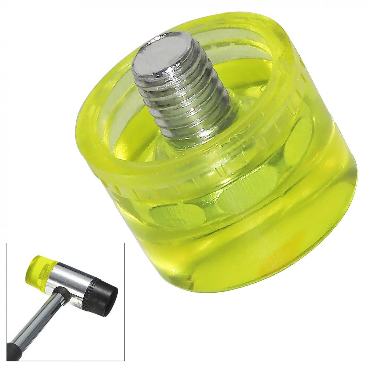 Rubber Hammer Head 25mm Hammer Soft Mallet Woodworking Hand Tool Rubber Hammer Head