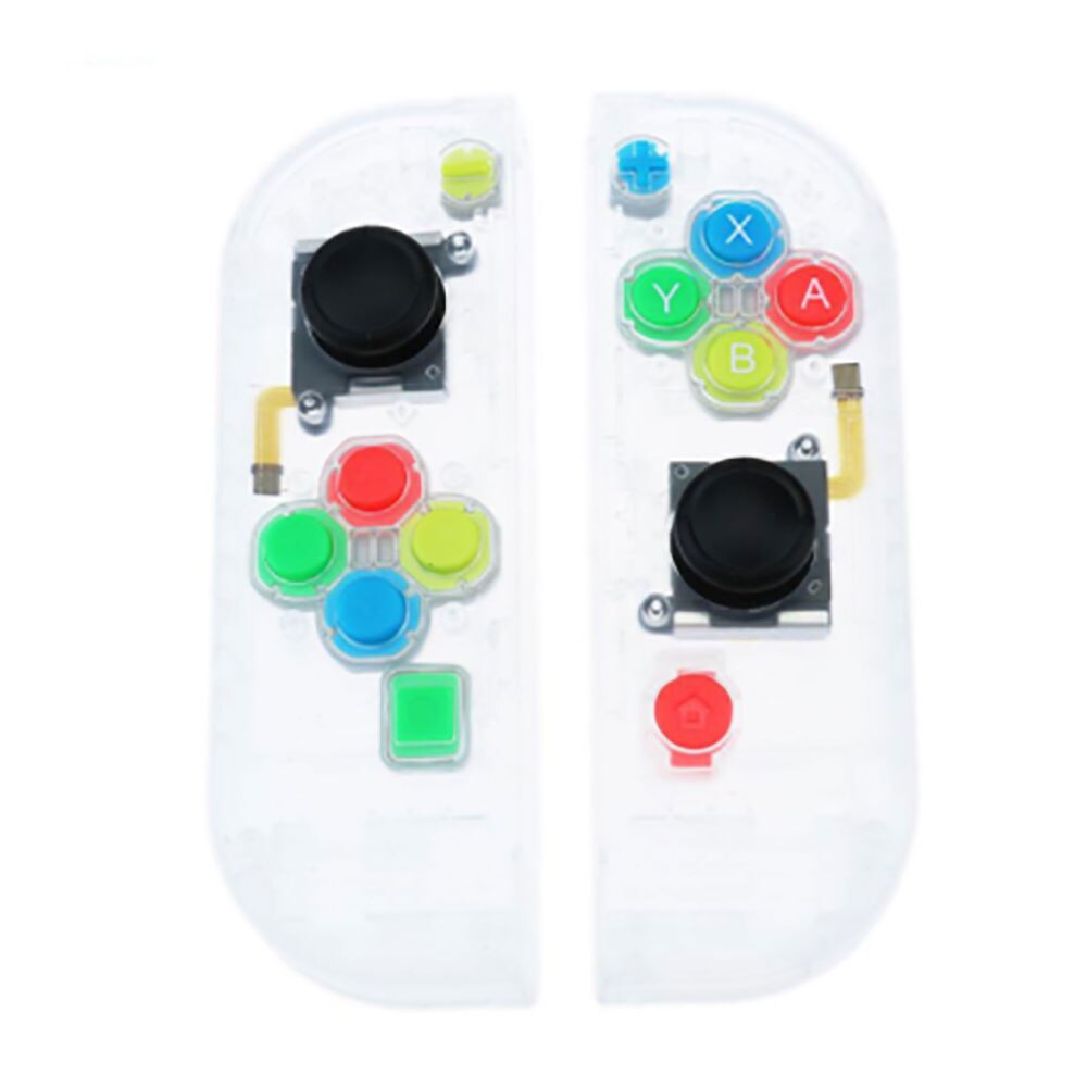 JCD Best price Available Hard Plastic R L Housing Shell Case Cover for Switch NS NX Joy Con Controller for Joy-Con frame: Clear