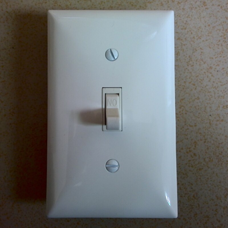 1-Bit Amerikaanse Standaard Pull-Out Schakelaar Panel 15A Amerikaanse Retro Schakelaar 120 Ul Muur Schakelaar Automobiel Schakelaar: Single with Panel