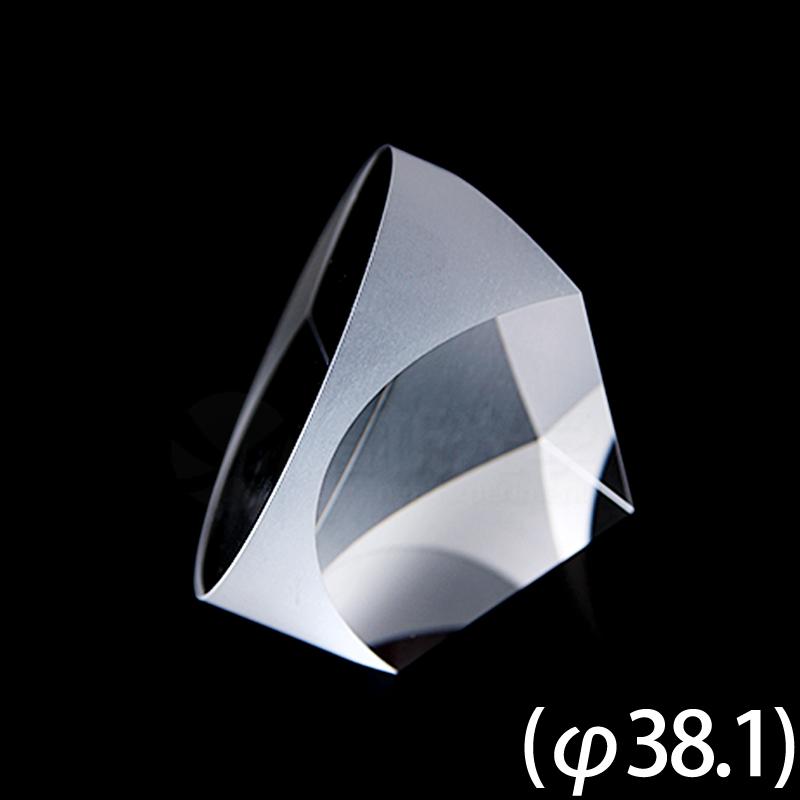 Optical Glass Pyramid Prism K9 38.1mmx28.5mm Physics Refractor Light Spectrum Optics